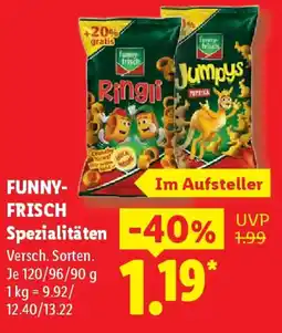 Lidl FUNNY- FRISCH Spezialitäten Angebot