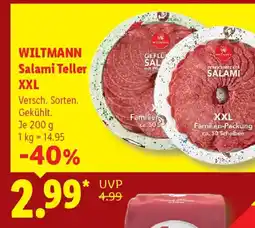 Lidl WILTMANN Salami Teller XXL Angebot