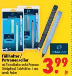 Mäc Geiz Schneider Füllhalter/ Patronenroller Angebot