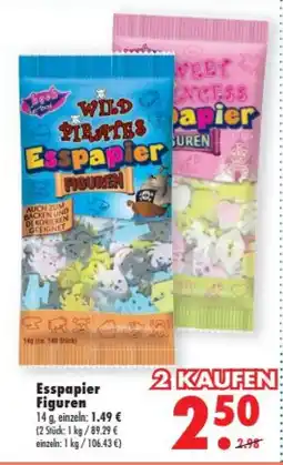 Mäc Geiz Esspapier Figuren Angebot