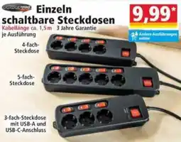 Norma Powertec Einzeln schaltbare Steckdosen Angebot