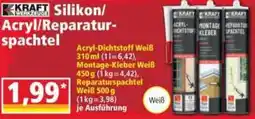 Norma KRAFT WERKZEUGE Silikon/ Acryl/Reparaturspachtel Angebot