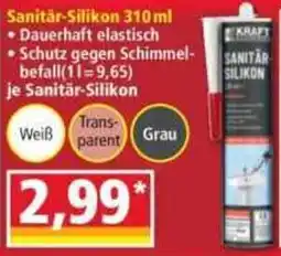 Norma KRAFT WERKZEUGE Sanitär-Silikon Angebot