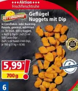 Norma GUT LANGENHOF Geflügel Nuggets mit Dip Angebot