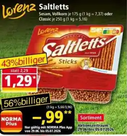 Norma Lorenz Saltletts Angebot