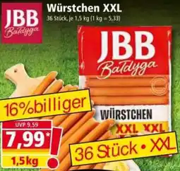 Norma JBB BaTdyga Würstchen XXL Angebot