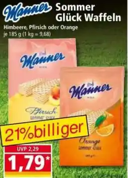 Norma Manner Sommer Gluck Waffeln Angebot