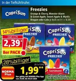 Norma Capri Sun Freezies Angebot