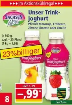 Norma SACHSEN Milch Unser Trinkjoghurt Angebot