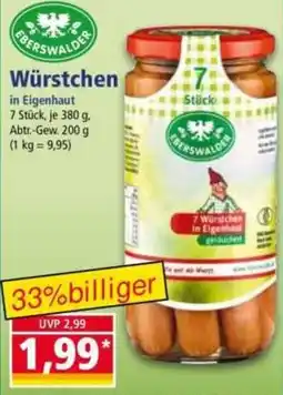Norma EBERSWALDER Würstchen Angebot