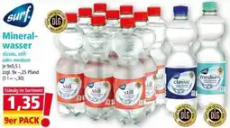 Norma Surf Mineralwasser Angebot