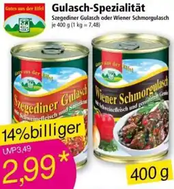Norma Gutes aus der Eifel Gulasch-Spezialität Angebot