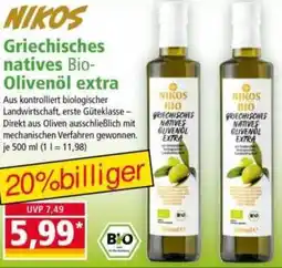 Norma NIKOS Griechisches natives Bio Olivenöl extra Angebot