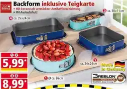 Norma CASA ROYALE Backform inklusive Teigkarte Angebot