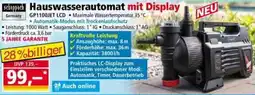 Norma Scheppach Hauswasserautomat mit Display GP1100JET LCD Angebot