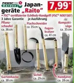 Norma Powertec Garden Japangeräte „Raito" Angebot