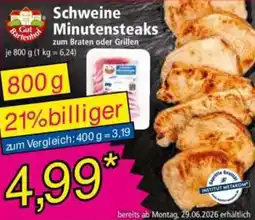Norma Gut Bartenhof Schweine Minutensteaks Angebot