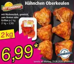 Norma GUT LANGENHOF Hähnchen Oberkeulen Angebot