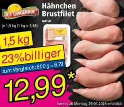 Norma GUT LANGENHOF Hähnchen Brustfilet Angebot