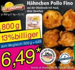 Norma GUT LANGENHOF Hähnchen Pollo Fino Angebot