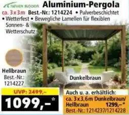 Norma Aluminium-Pergola Angebot