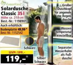 Norma GreenYard Solardusche Classic 35 l Angebot