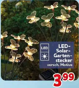 CENTERSHOP LED Solar Gartenstecker Angebot
