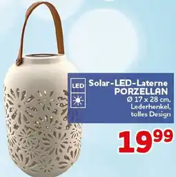 CENTERSHOP Solar-LED-Laterne PORZELLAN Angebot