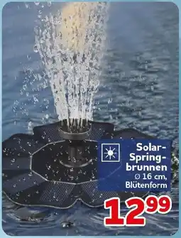 CENTERSHOP Solar Springbrunnen Angebot