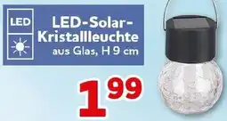 CENTERSHOP LED-Solar Kristallleuchte Angebot