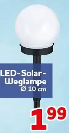 CENTERSHOP LED-Solar Weglampe Angebot