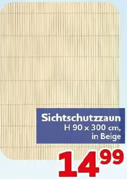 CENTERSHOP Sichtschutzzaun Angebot