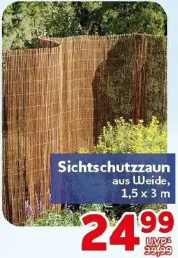 CENTERSHOP Sichtschutzzaun Angebot