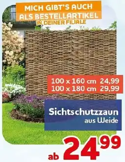 CENTERSHOP Sichtschutzzaun Angebot