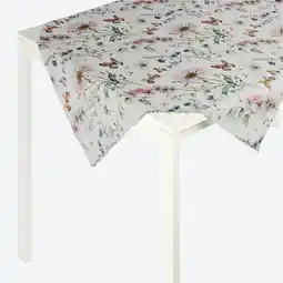 NKD Mitteldecke mit Blumen-Muster, ca. 80x80 cm Angebot