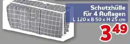 CENTERSHOP Schutzhülle für 4 Auflagen Angebot