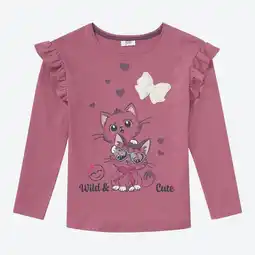 NKD Kinder-Mädchen-Langarmshirt mit Rüschen Angebot
