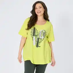 NKD Damen-T-Shirt mit Frontaufdruck, große Größen Angebot