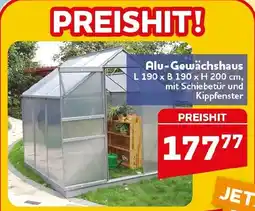 CENTERSHOP Alu-Gewächshaus Angebot