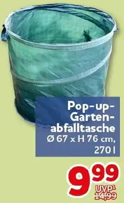 CENTERSHOP Pop-up Gartenabfalltasche Angebot