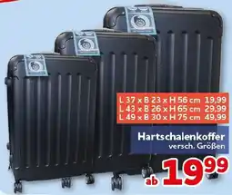CENTERSHOP Hartschalenkoffer Angebot