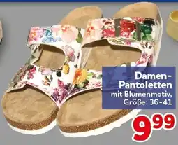 CENTERSHOP Damen Pantoletten Angebot