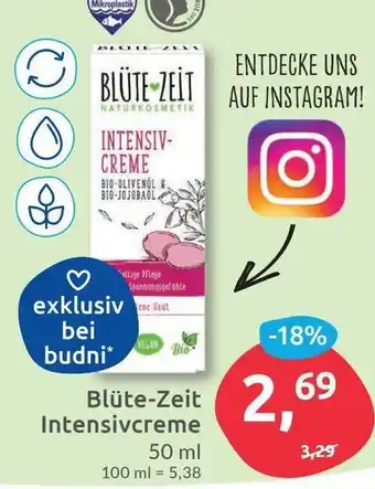 Budni Blüte Zeit Intensivcreme 50ml Angebot