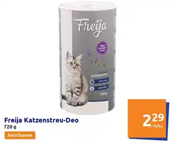 Action Freija Katzenstreu Deo 720g Angebot