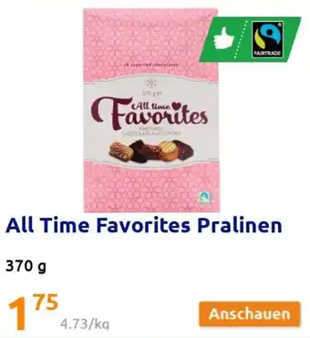 Action All Time Favorites Pralinen 370g Angebot