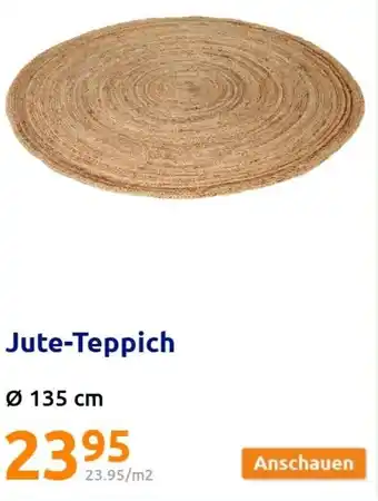 Action Jute Teppich Angebot