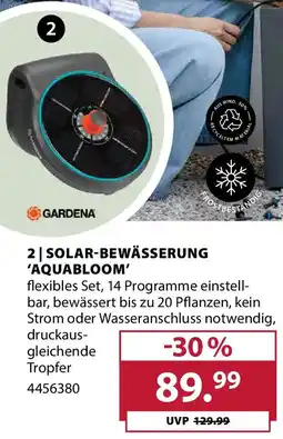 Dehner Gardena solar-bewässerung 'aquabloom' Angebot