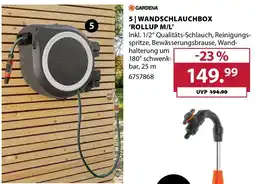Dehner Gardena Wandschlauchbox 'rollup m/l' Angebot