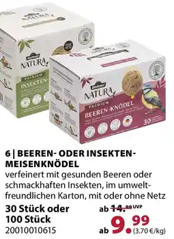 Dehner Dehner Natura Beeren- oder Insekten Meisenknödel Angebot