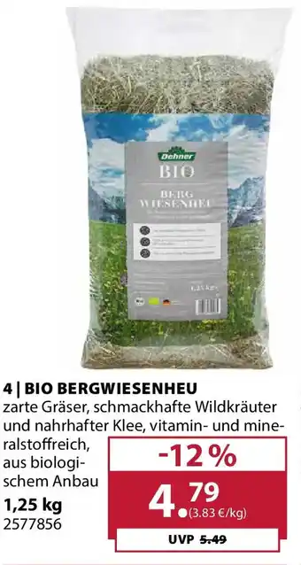 Dehner Dehner Bio bergwiesenheu Angebot
